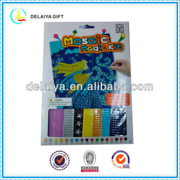 Adesivo de mosaico DIY com envelope